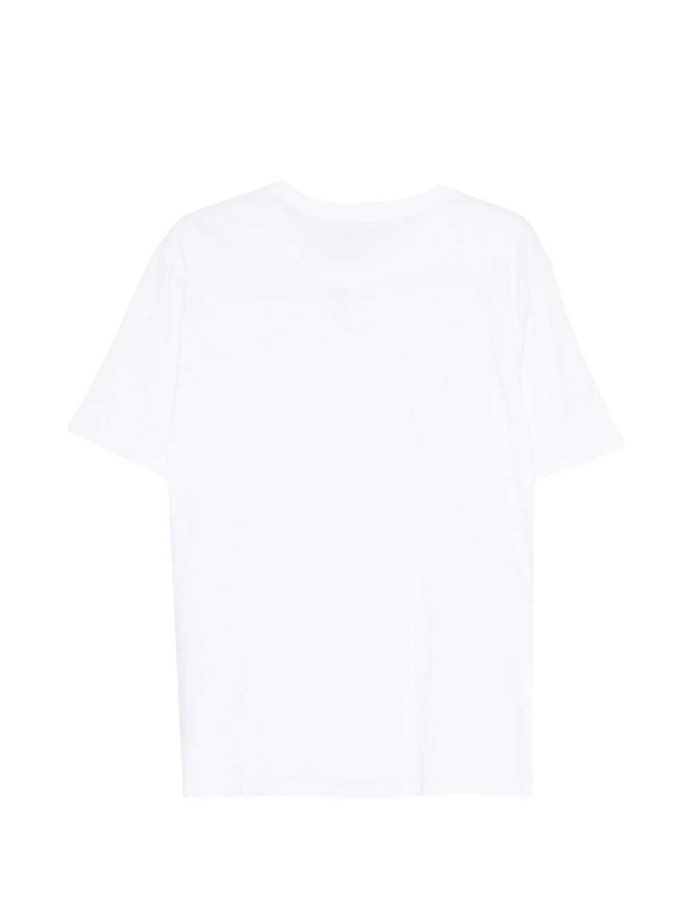 MAJESTIC FILATURES T-shirt girocollo bianca in cotone 