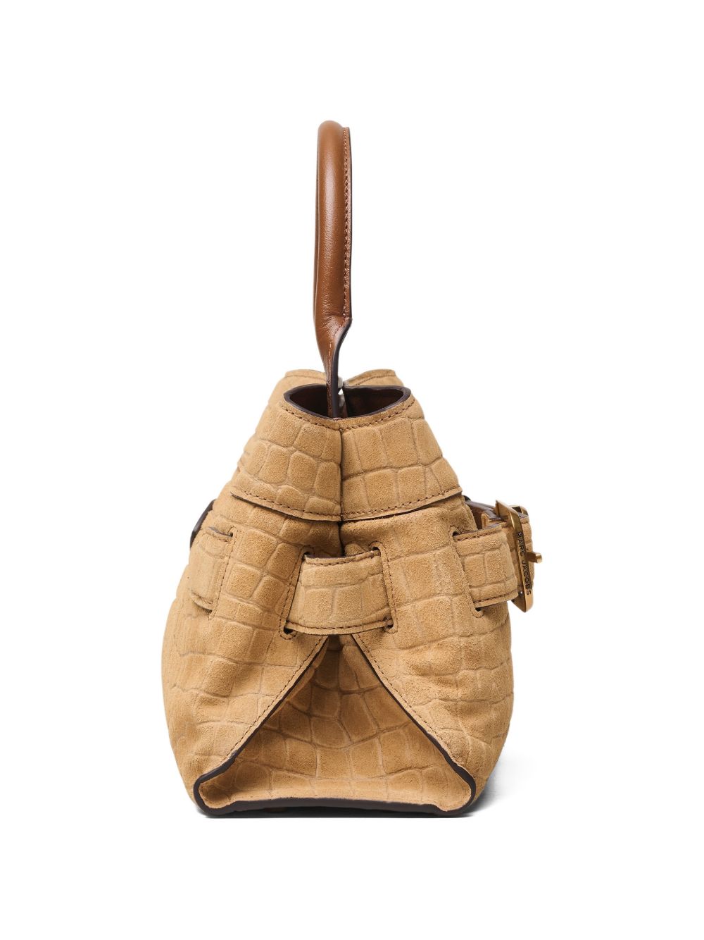 MARC JACOBS Borsa piccola Dakota in camoscio beige 