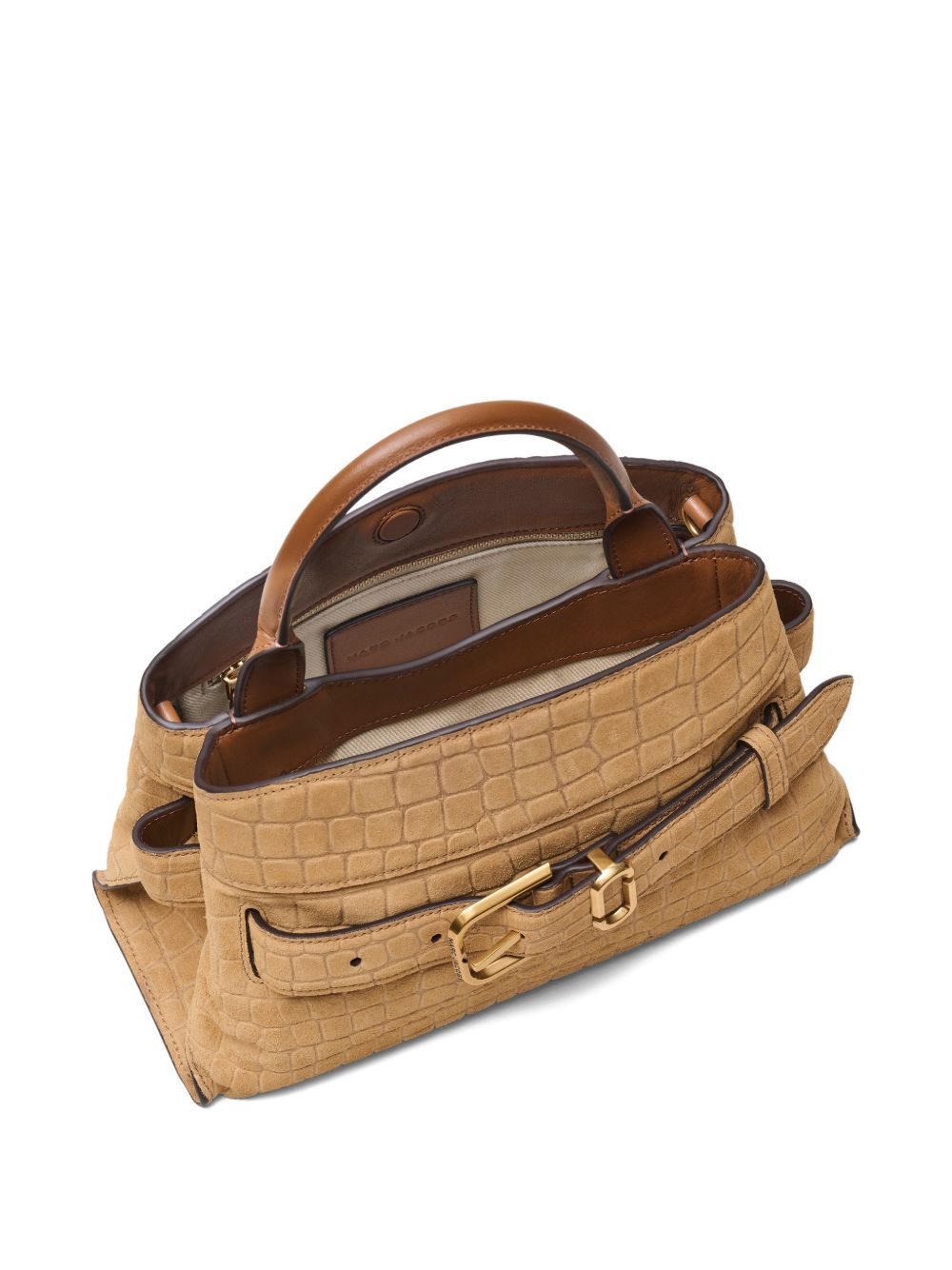MARC JACOBS Borsa piccola Dakota in camoscio beige 
