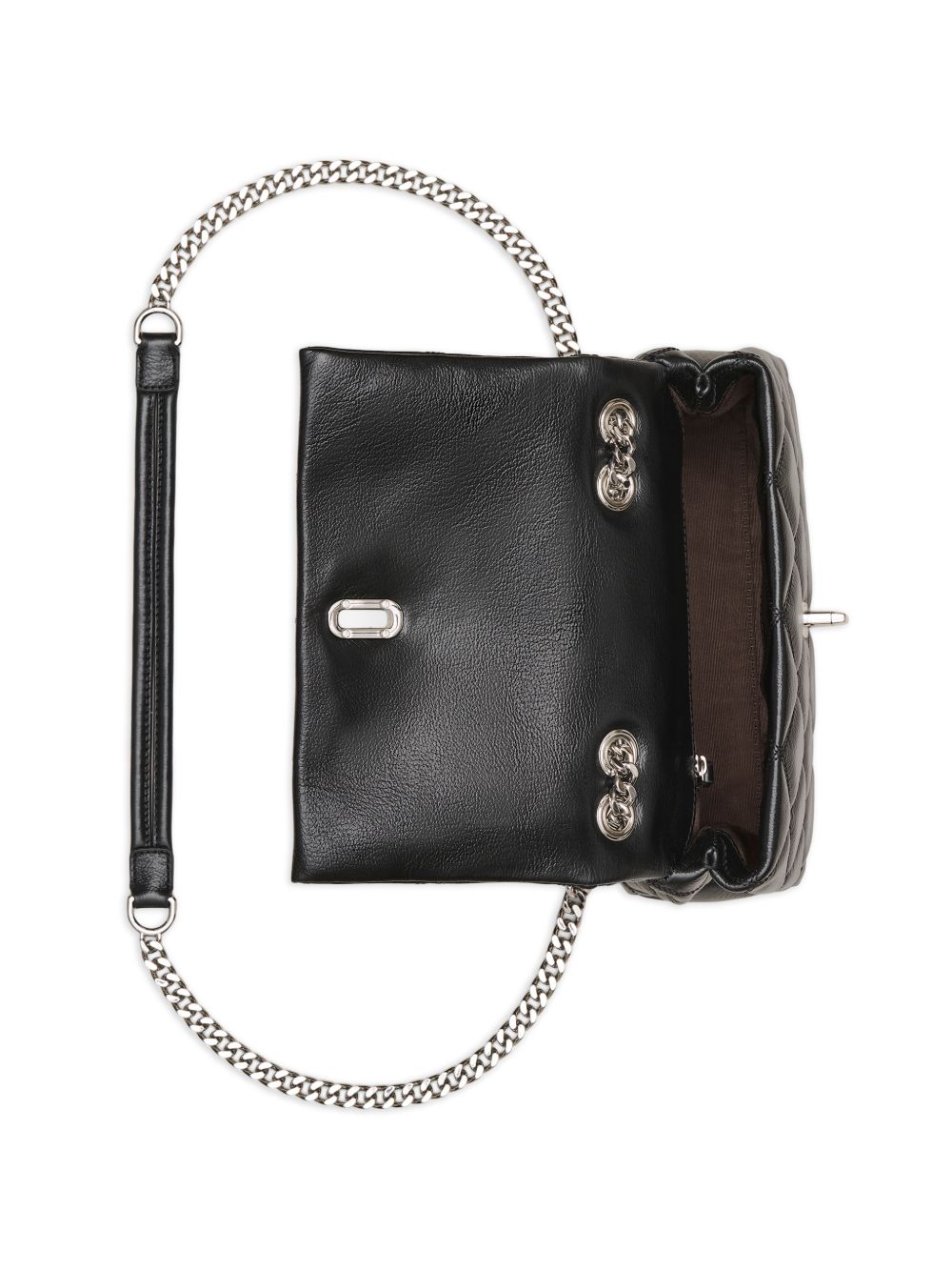 MARC JACOBS Borsa Slim Dual in pelle nera 