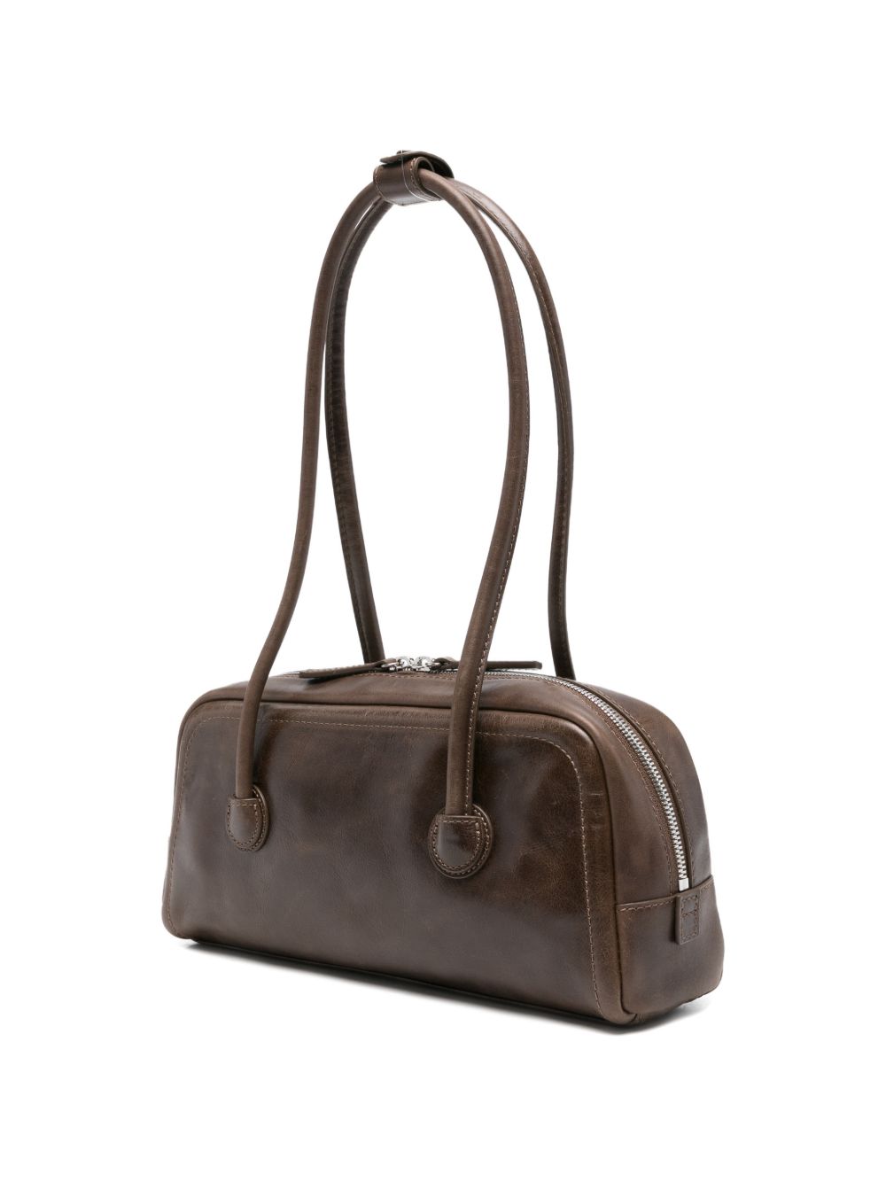 MARGESHERWOOD Borsa a spalla Soft Baguette marrone scuro 