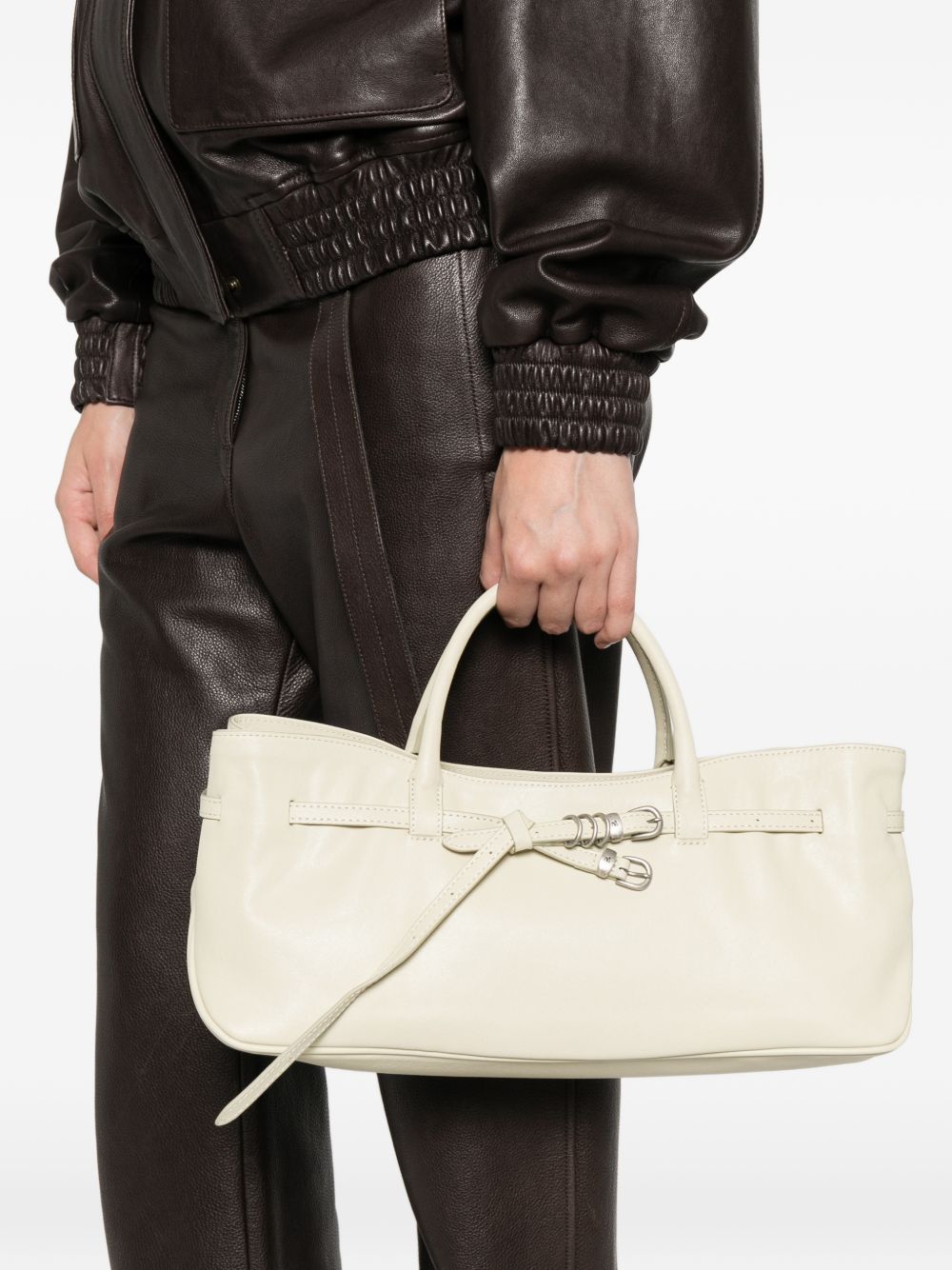 MARGESHERWOOD Borsa a mano Grandma Used Bag panna 