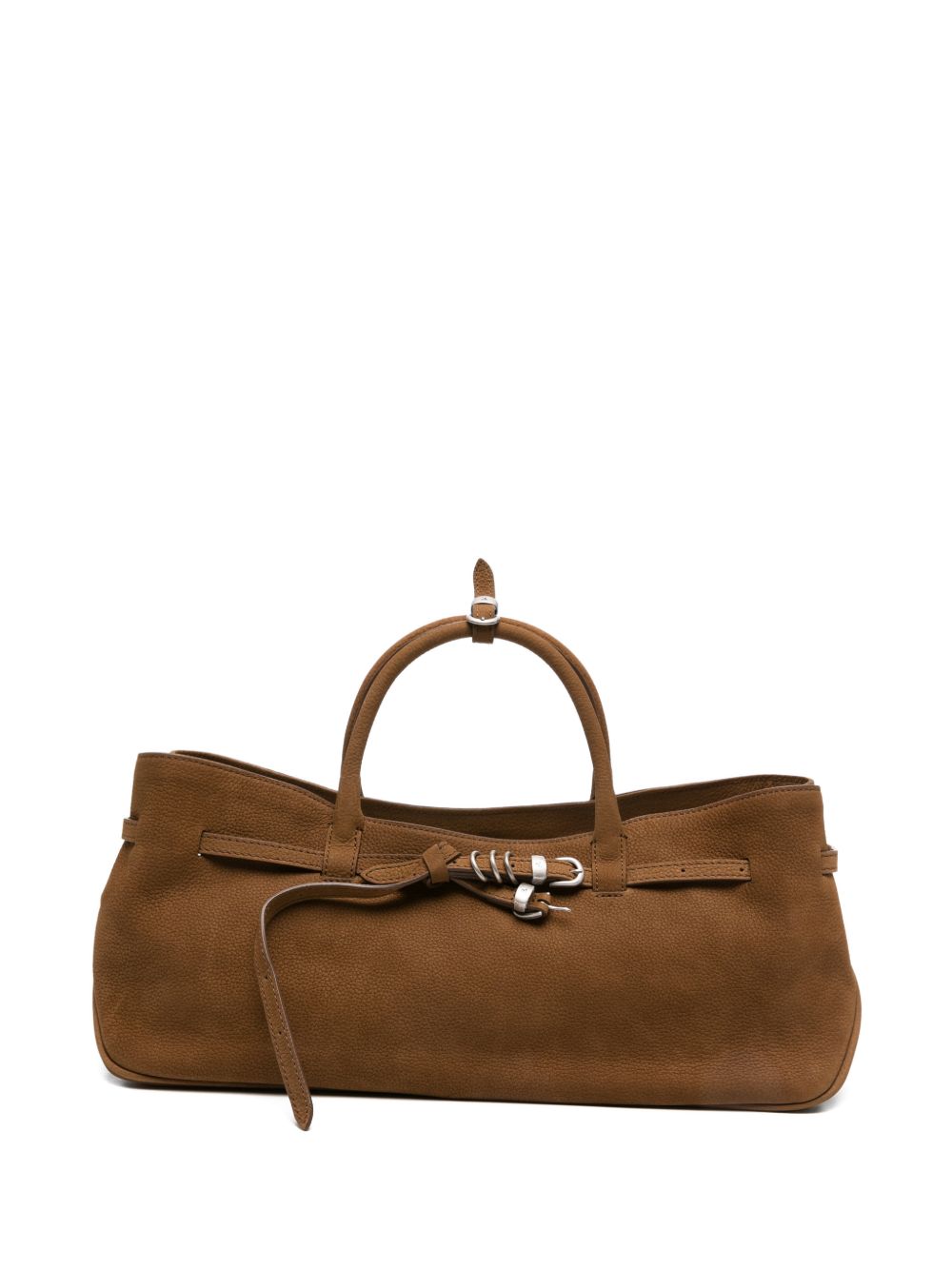 MARGESHERWOOD Borsa in suede Grandma Used Bag con logo 