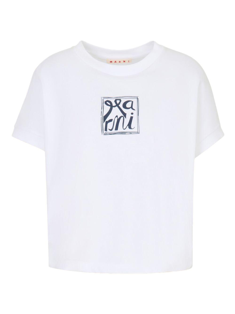MARNI T-shirt a maniche corte bianca 