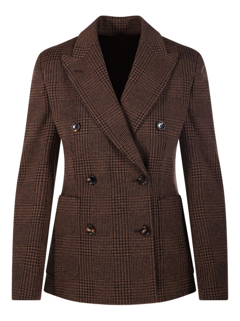 MAX MARA Blazer marrone Zulma doppiopetto 