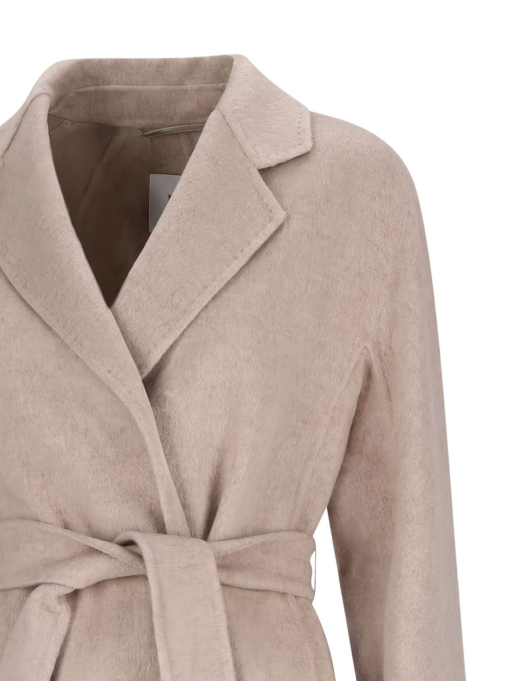 MAX MARA Cappotto lungo Maceri in cashmere con cintura 