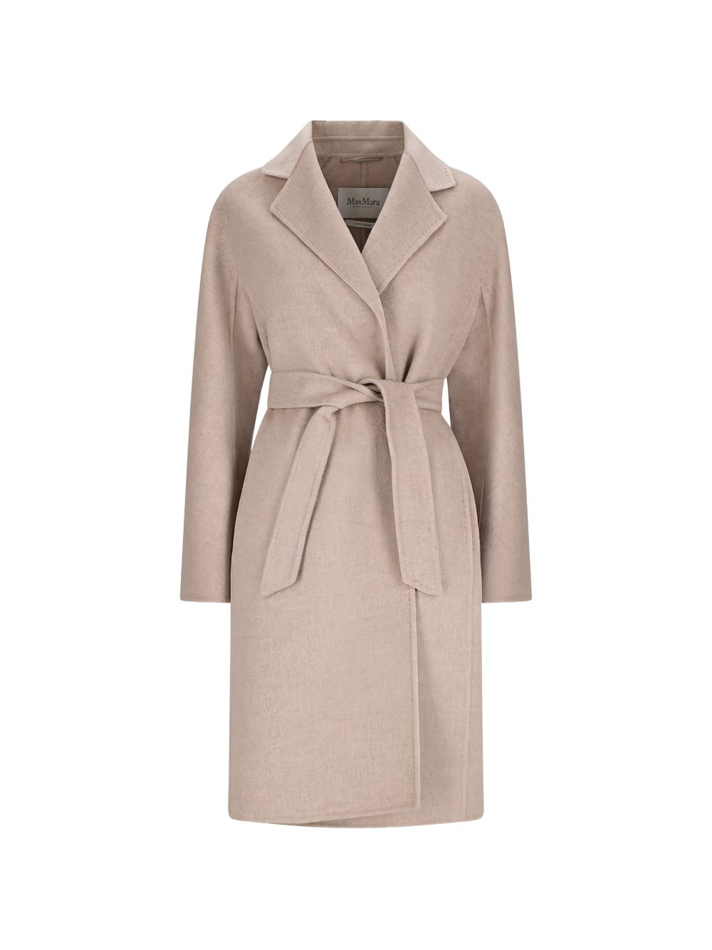 MAX MARA Cappotto lungo Maceri in cashmere con cintura 