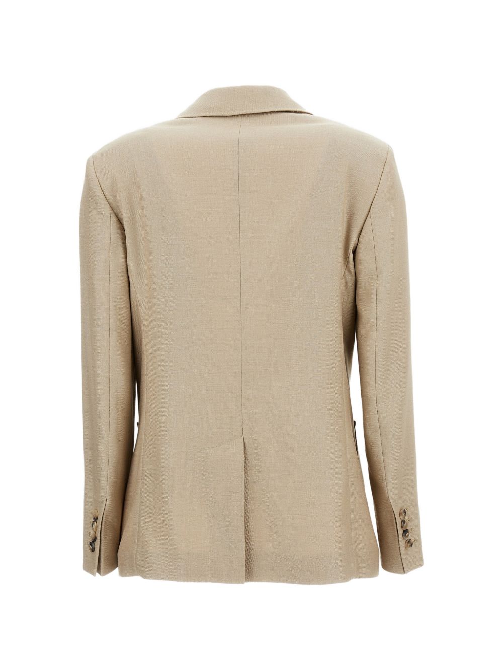 MAX MARA Giacca Pesche beige in lana e seta 