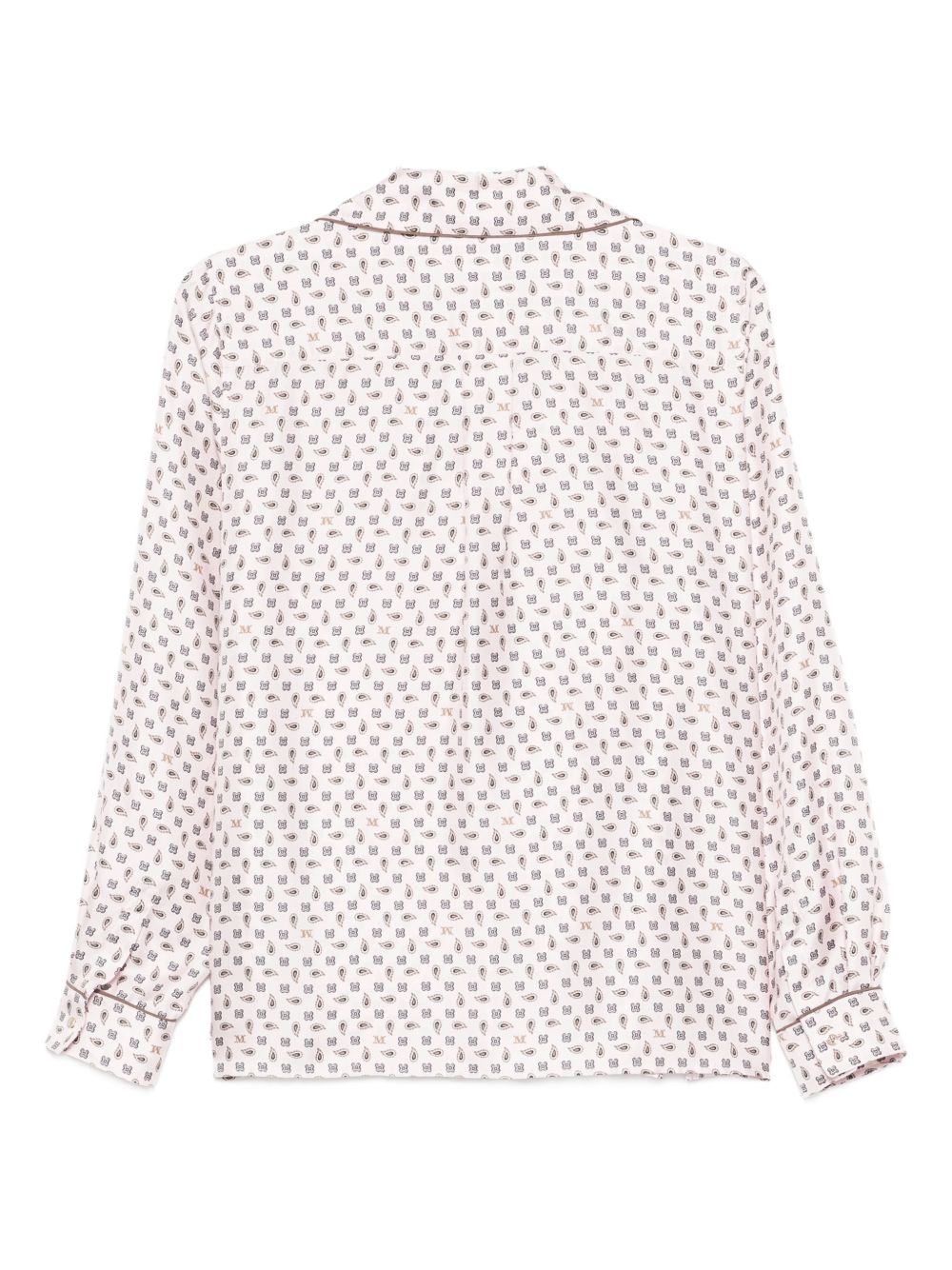 MAX MARA Camicia Disco in seta con tasca 