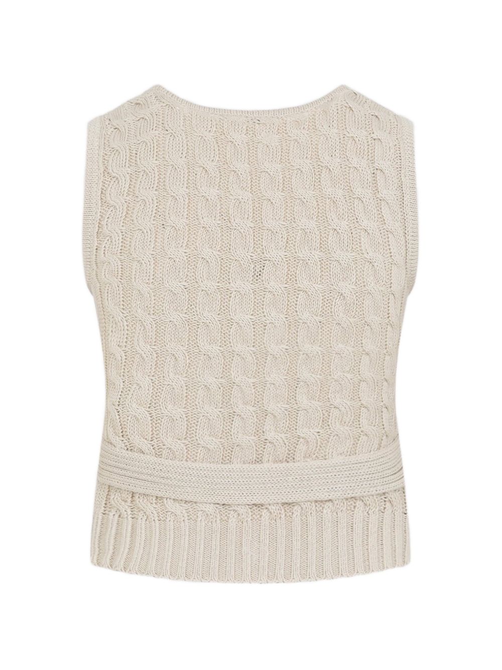 MAX MARA Gilet Mxmcalibri in lino combinato 