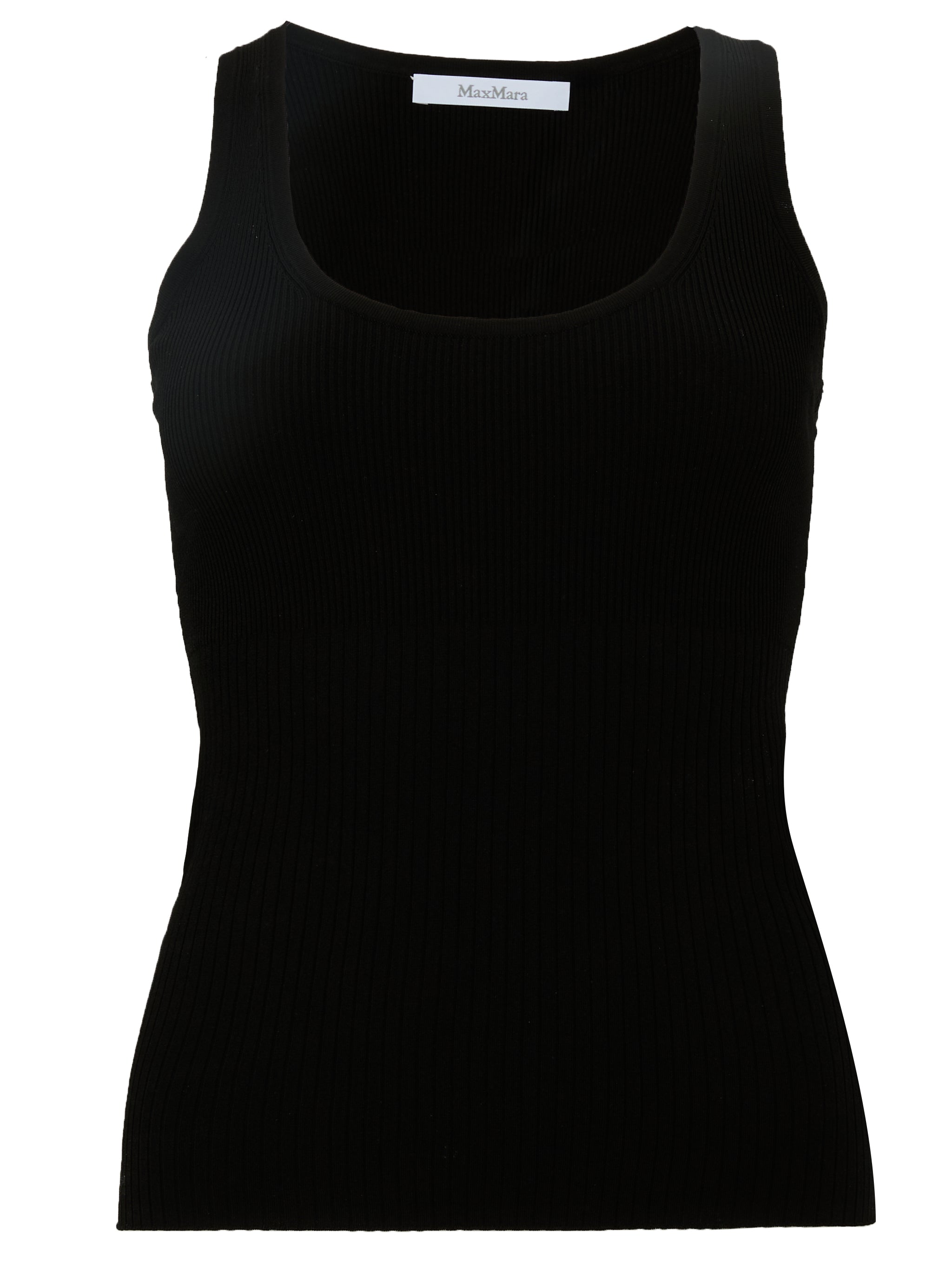 MAX MARA Top canotta Ghiro nero 