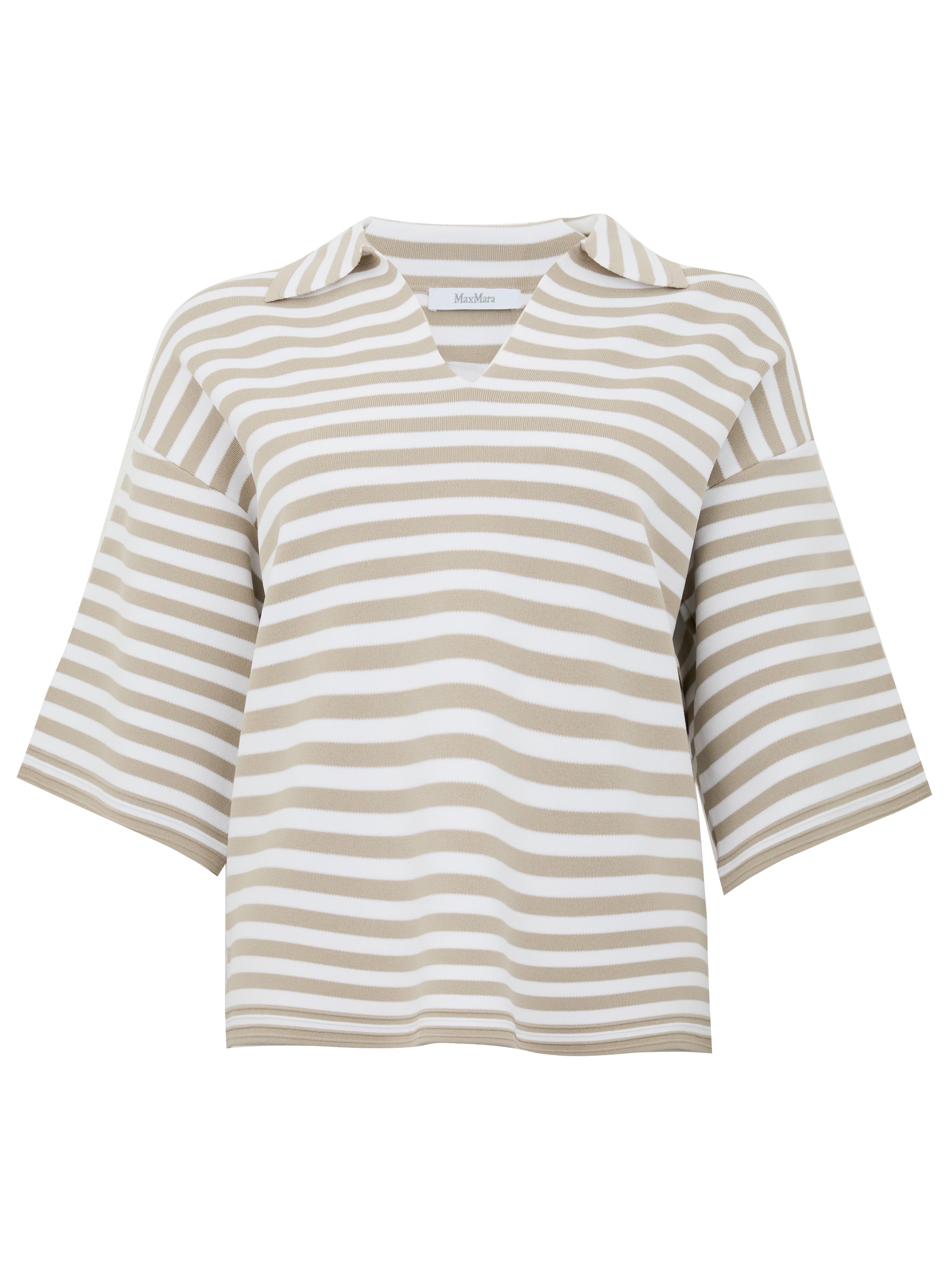MAX MARA T-shirt a righe Dolce con maniche a 3/4 