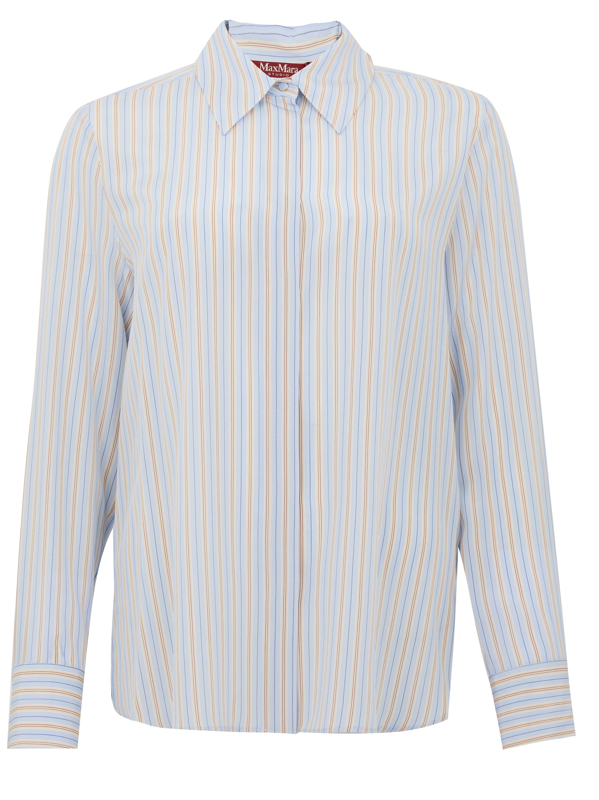 MAX MARA STUDIO Camicia Flirt a righe celeste 