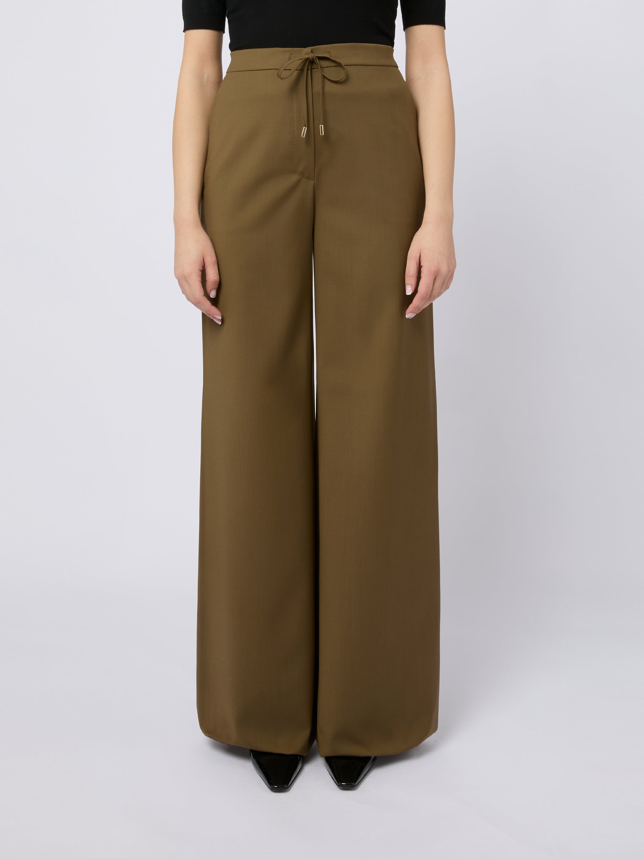 MAX MARA STUDIO Pantaloni Corone con coulisse in vita 
