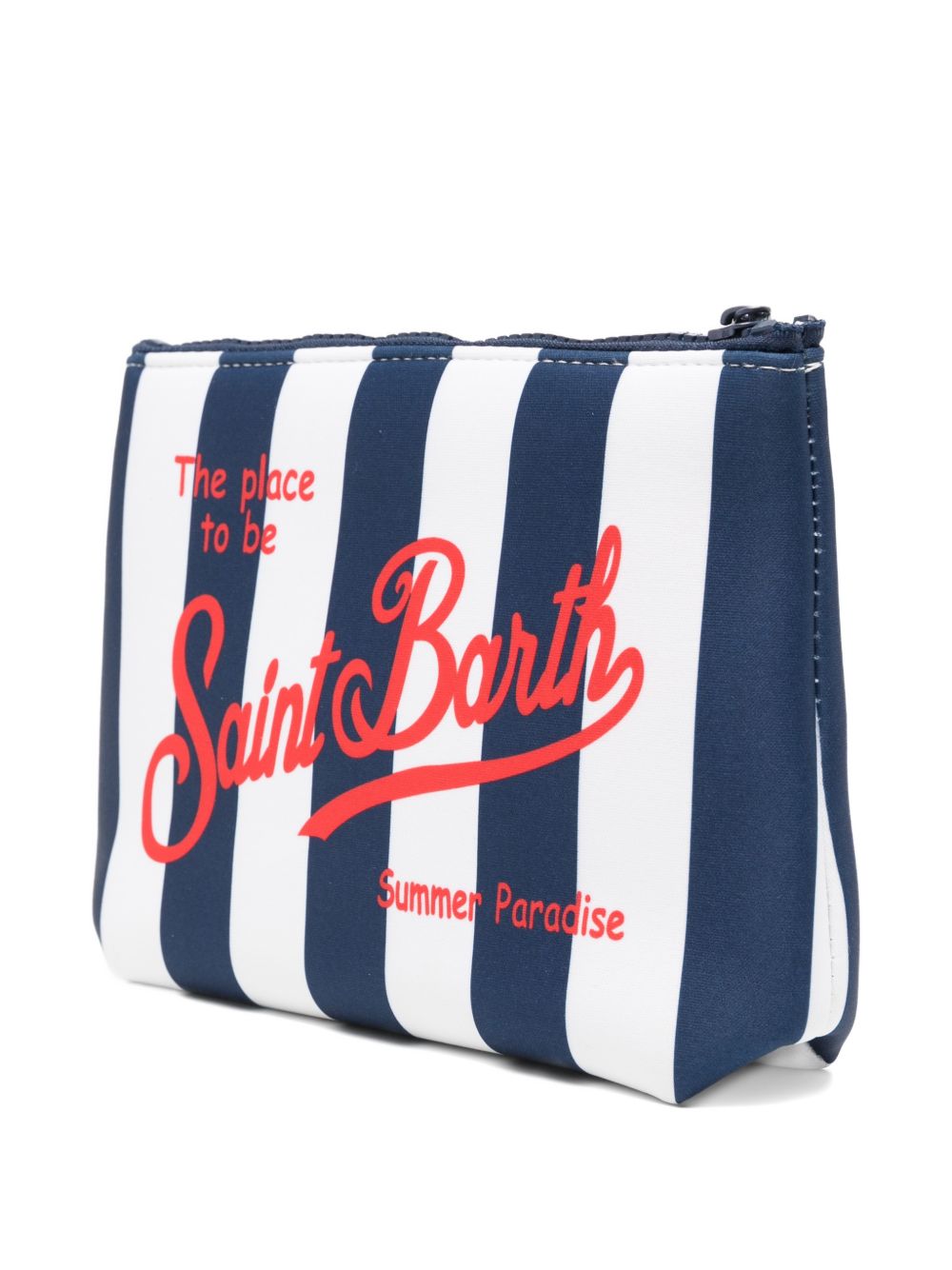MC2 SAINT BARTH Pochette Aline a righe blu e bianche 