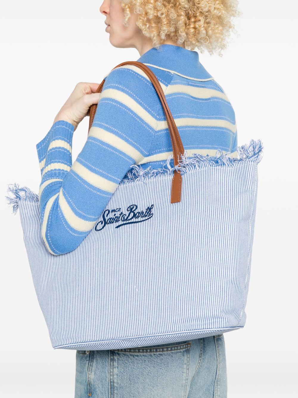 MC2 SAINT BARTH Borsa Shopping City Bag Fringe 