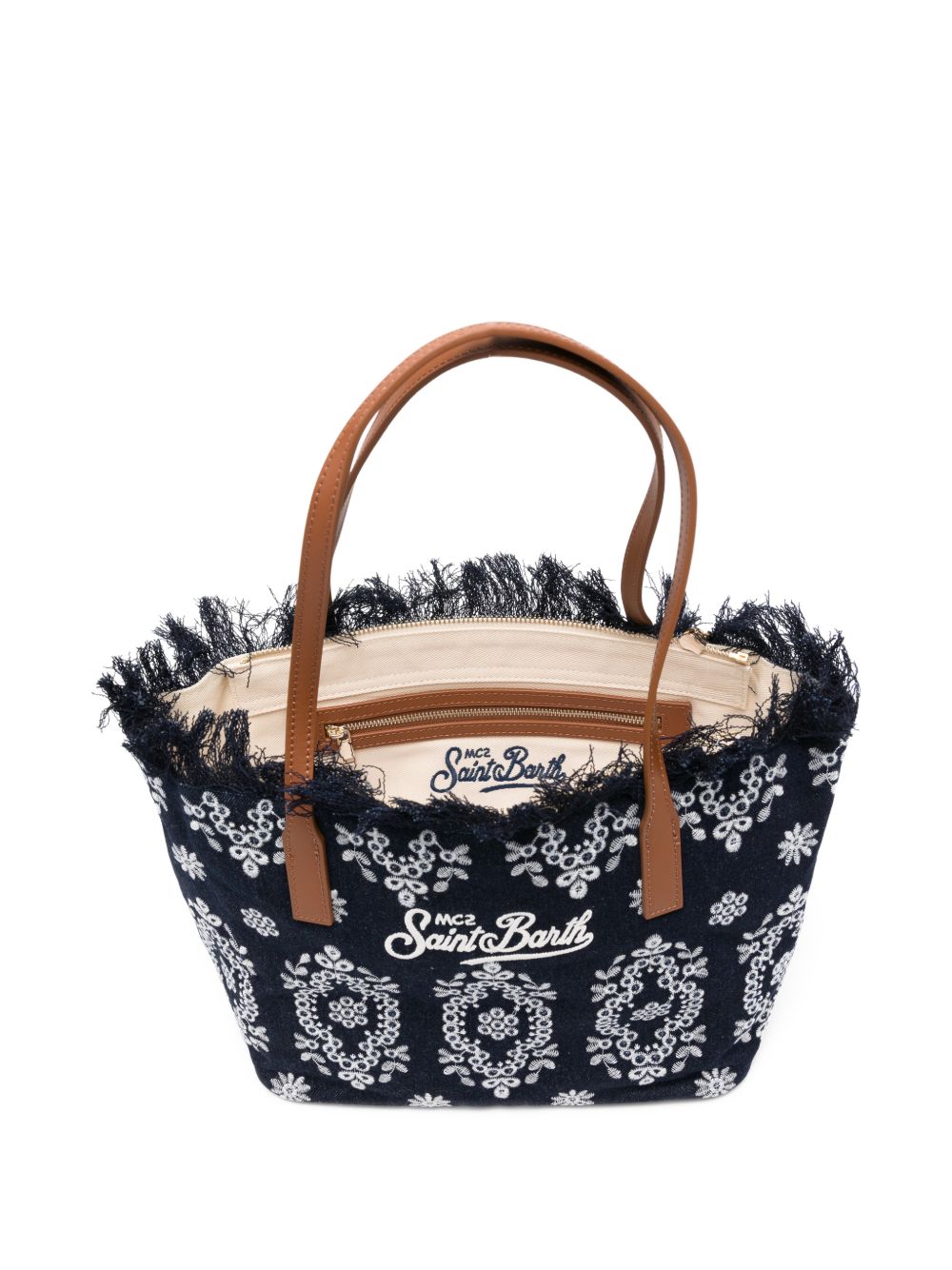 MC2 SAINT BARTH Borsa sopping City Bag Mid Fringe 