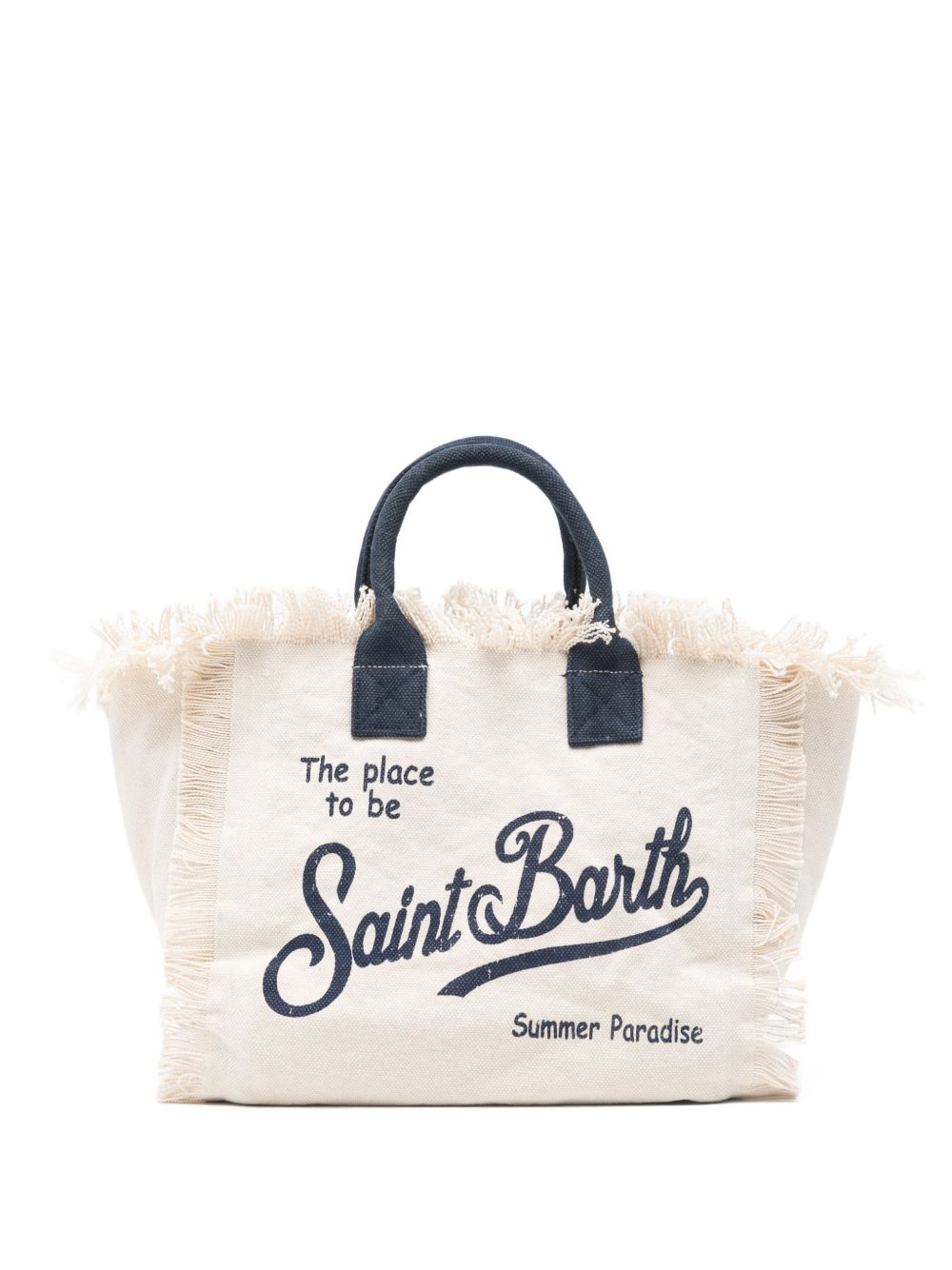 MC2 SAINT BARTH Borsa a mano Colette con logo e frange 