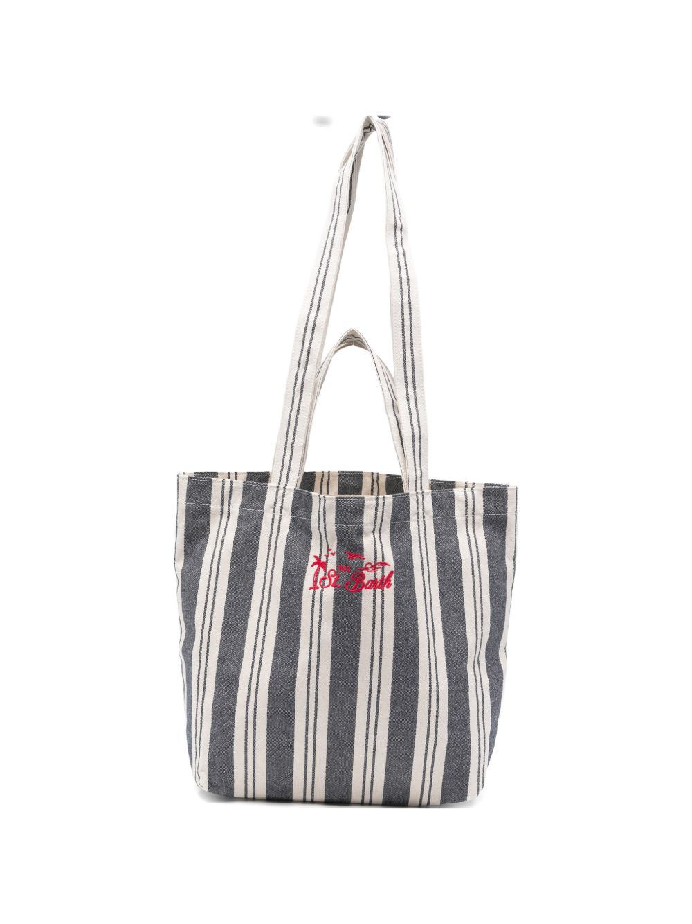 MC2 SAINT BARTH Borsa tote Essential Beach in cotone a righe 