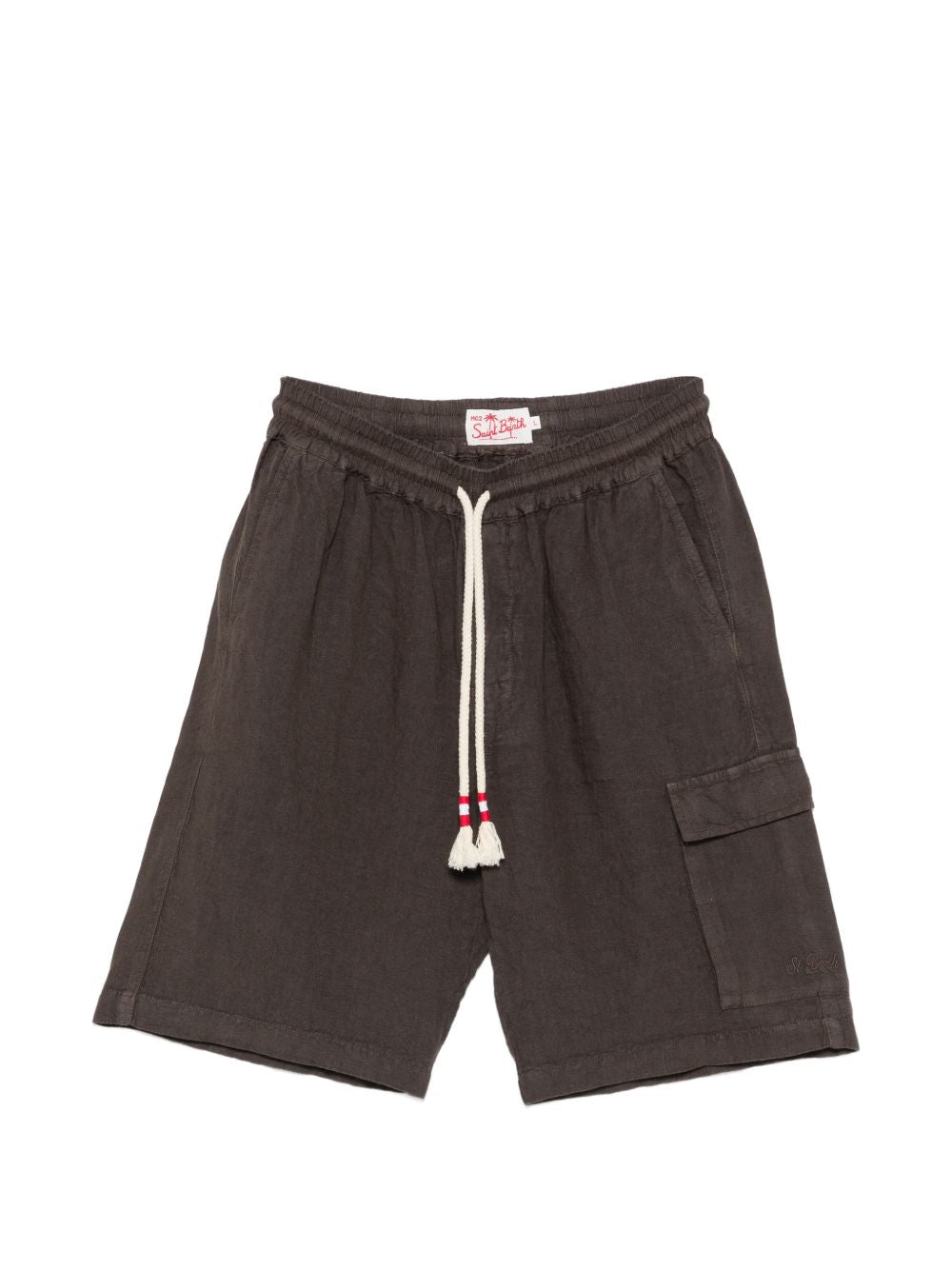 MC2 SAINT BARTH Bermuda Marseille in lino grigio scuro 