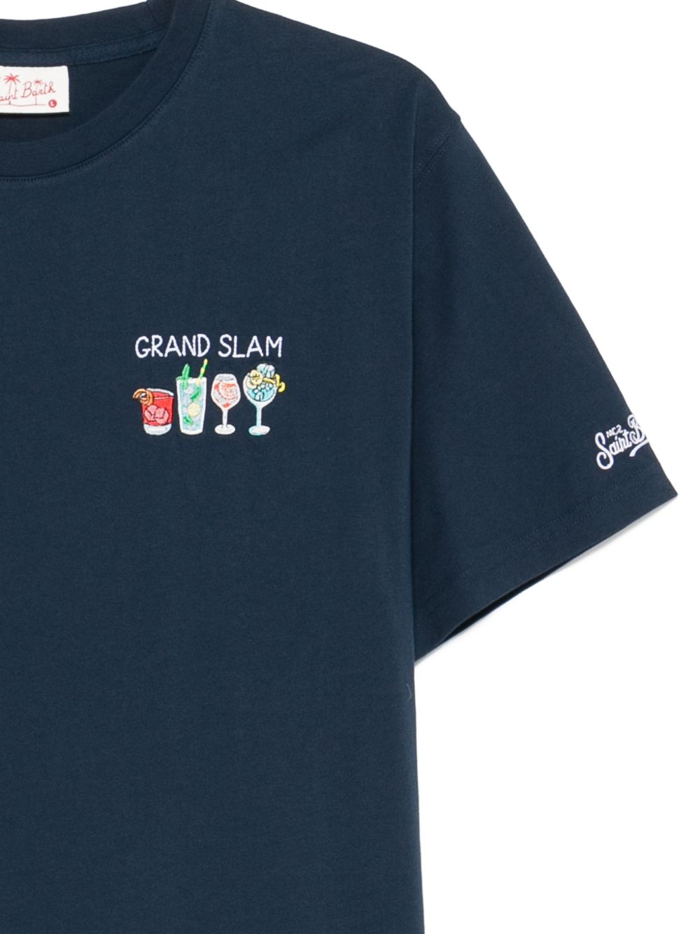 MC2 SAINT BARTH T-shirt Portofino in cotone blu navy 