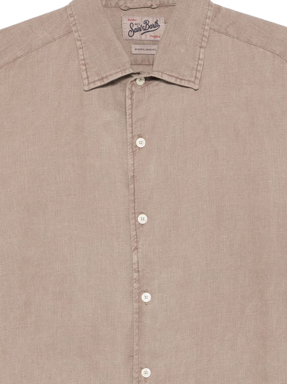 MC2 SAINT BARTH Camicia Raphael in lino beige 