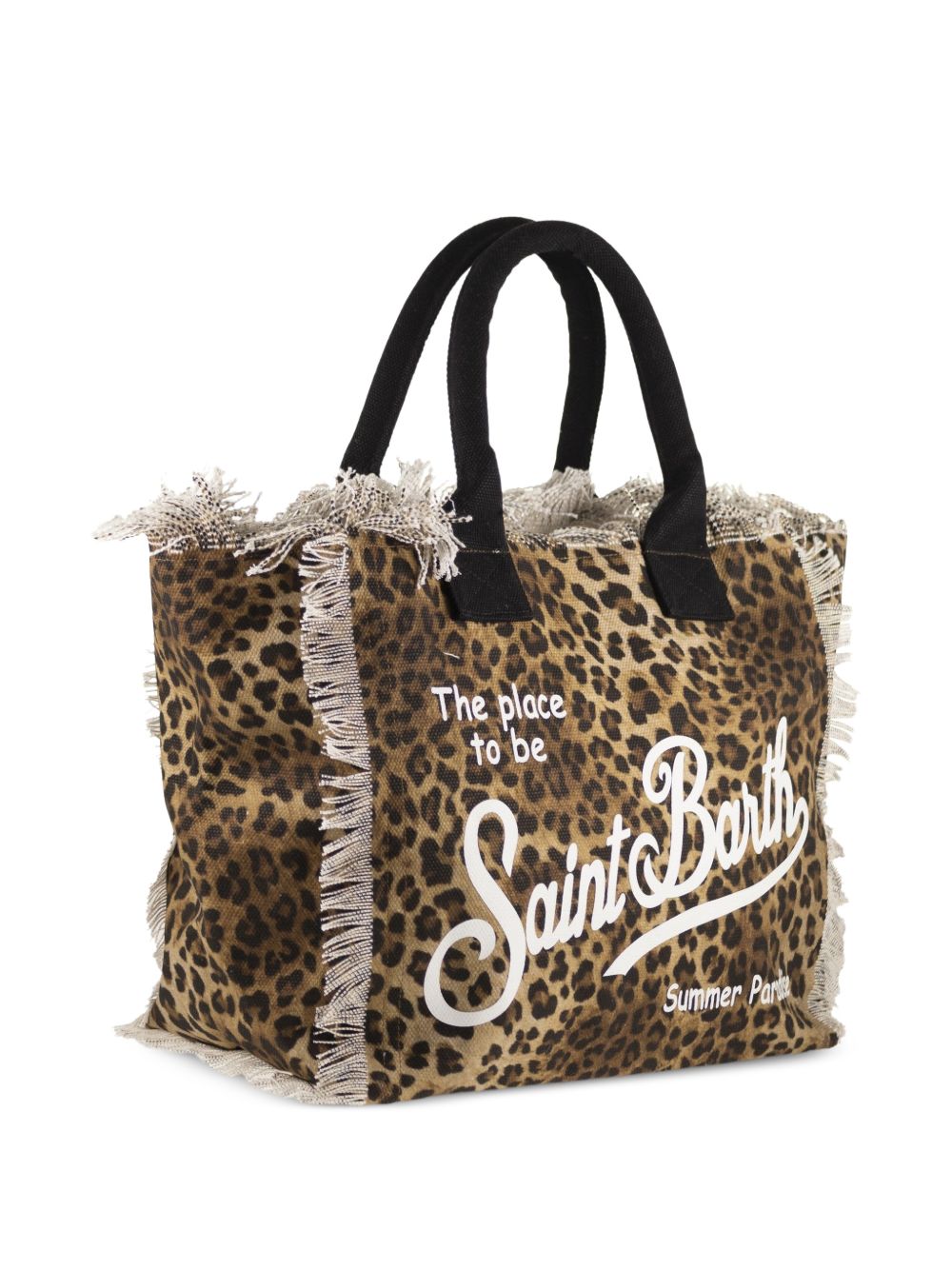 MC2 SAINT BARTH Borsa shopping Vanity con stampa animalier 