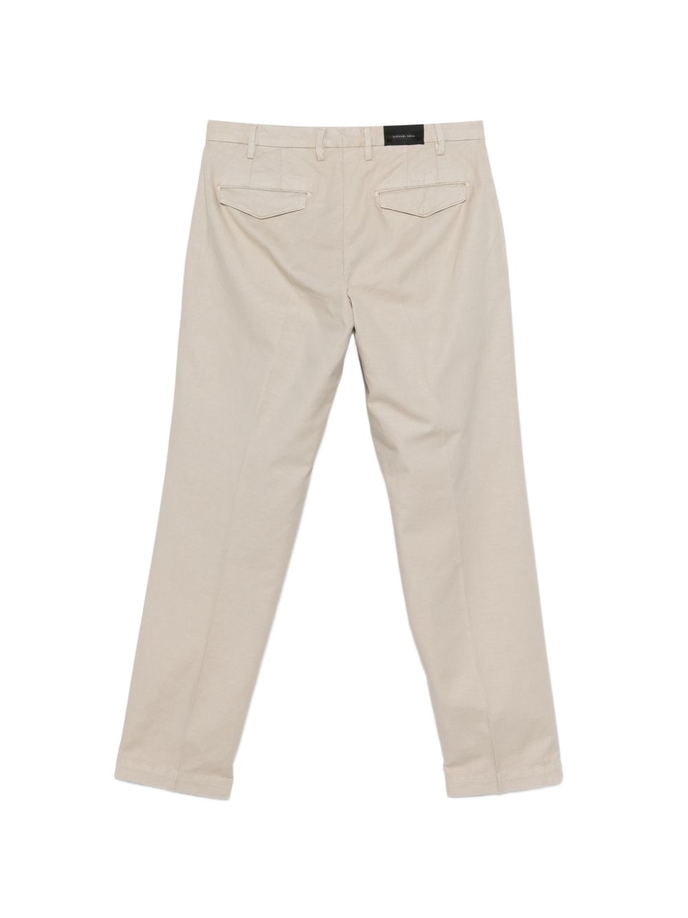 MICHAEL COAL Pantaloni lunghi beige a gamba dritta 
