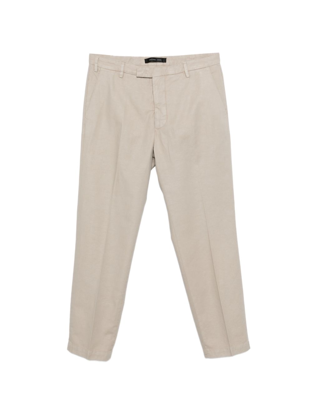 MICHAEL COAL Pantaloni lunghi beige a gamba dritta 