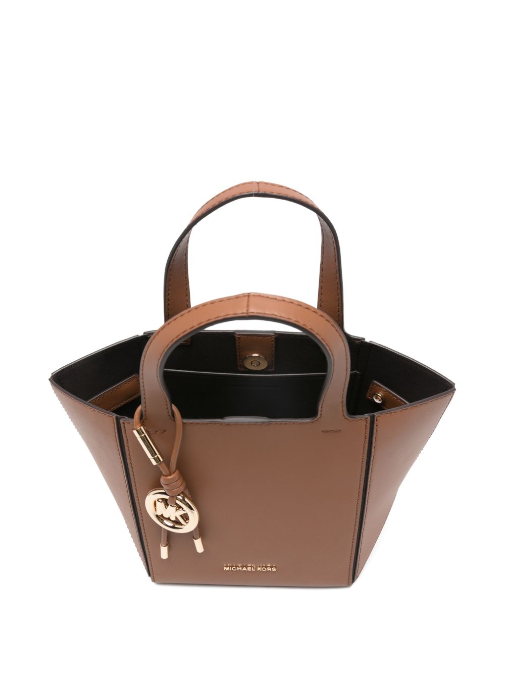 MICHAEL KORS Borsa tote in pelle marrone 