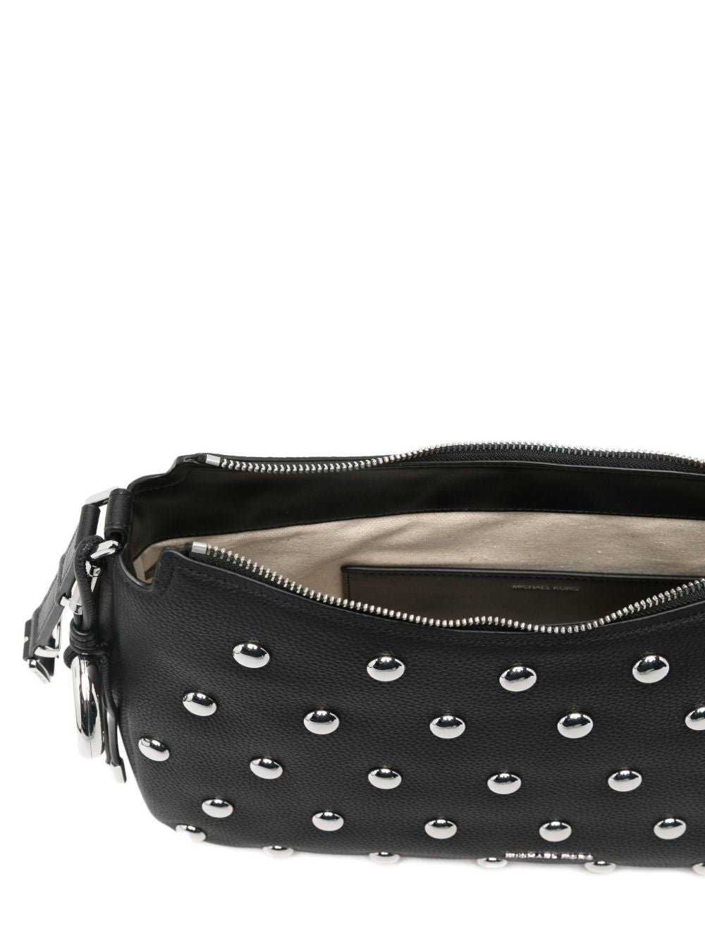 MICHAEL KORS Borsa a spalla nera con borchie 