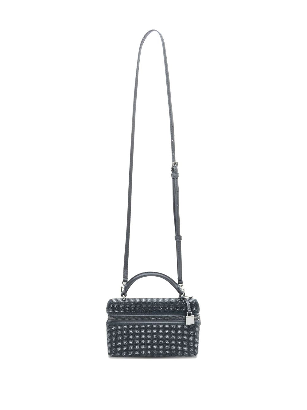MICHAEL KORS Borsa bauletto con zip nero graffite 