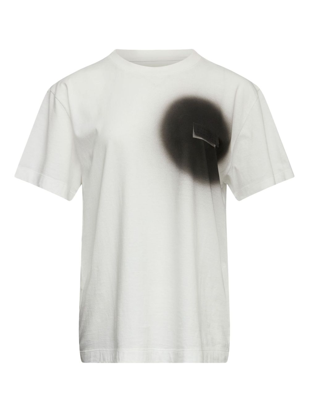 MM6 MAISON MARGIELA T-shirt bianca con grafica sul petto 