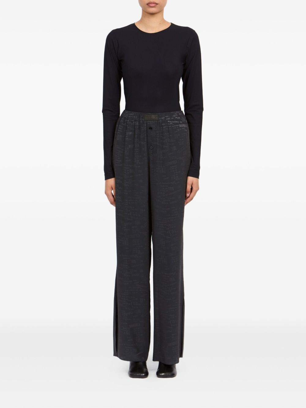 MM6 MAISON MARGIELA Pantaloni casual eleganti grigi 
