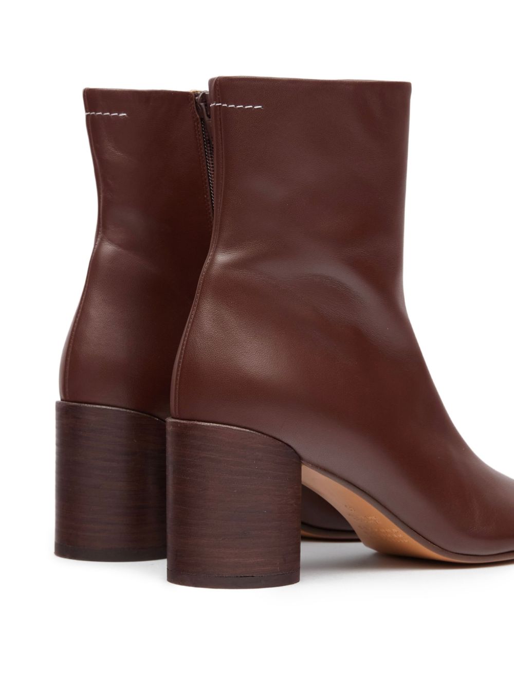 MM6 MAISON MARGIELA Stivaletti 'Anatomic 70mm' marroni 