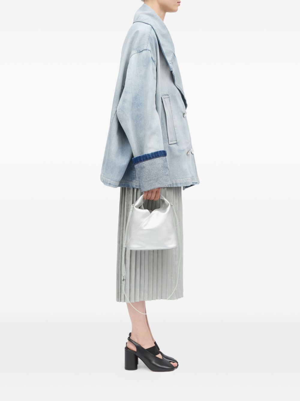 MM6 MAISON MARGIELA Borsa a tracolla Japanese argento 