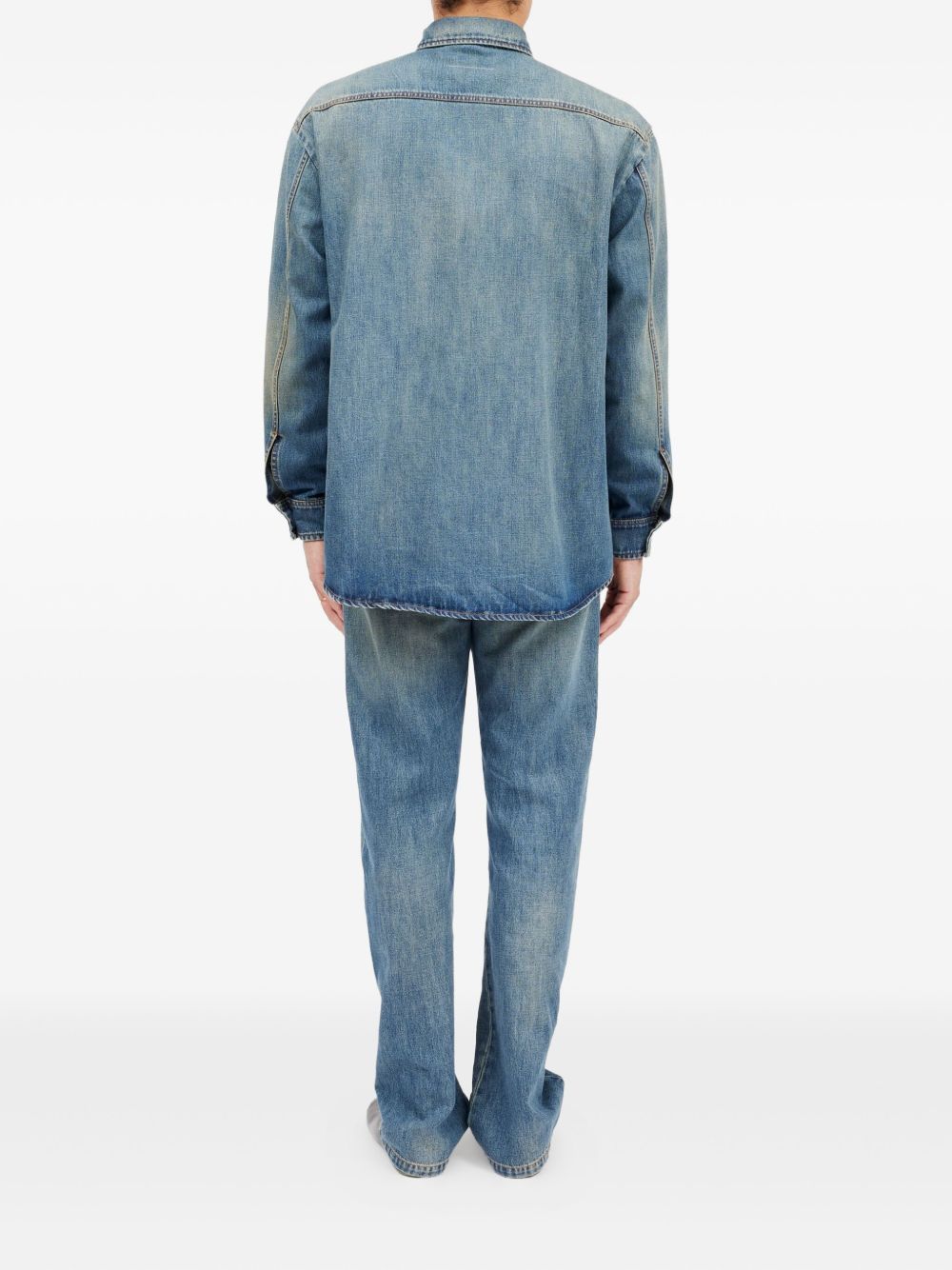 MM6 MAISON MARGIELA Camicia in denim con tasca 