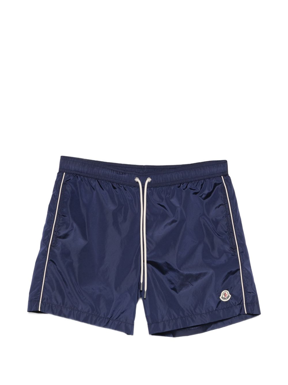 MONCLER Costume blu con logo 