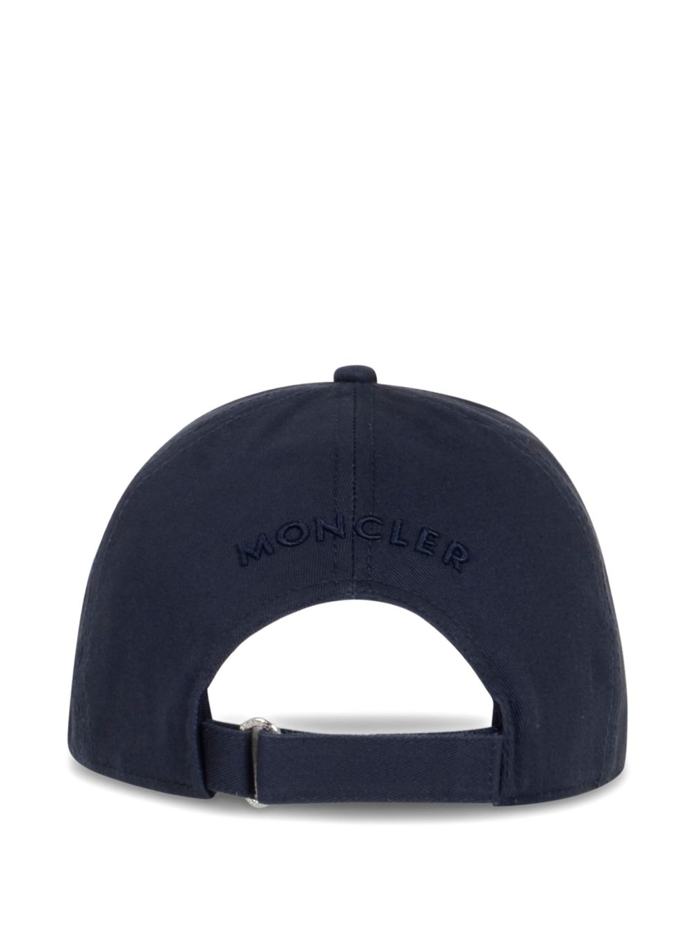 MONCLER Cappello da baseball in gabardine blu navy 