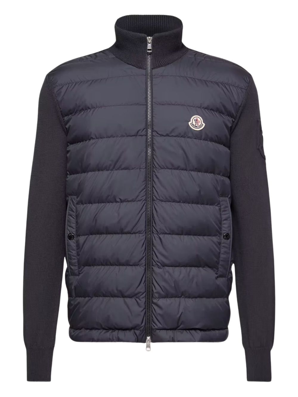 MONCLER Piumino combinato blu navy 