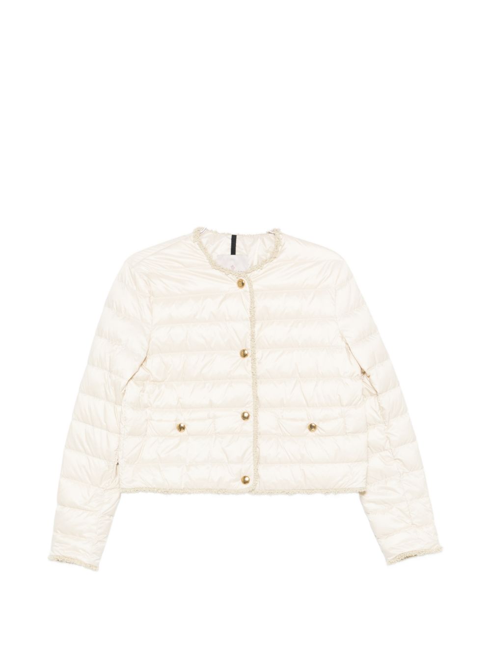 MONCLER Piumino Fleurs beige chiaro 