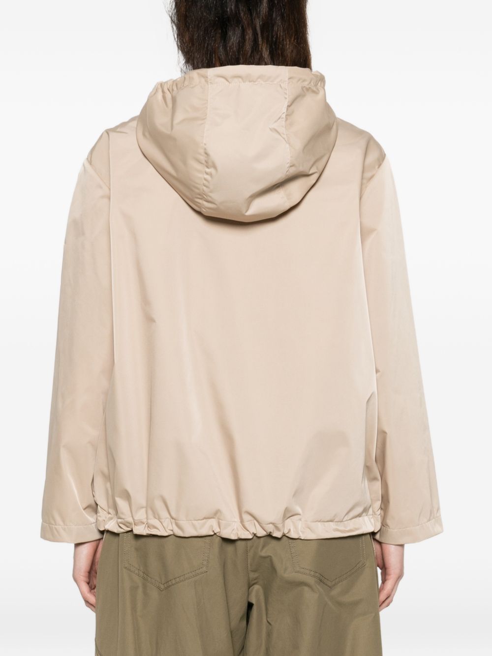 MONCLER Giacca beige con cappuccio 