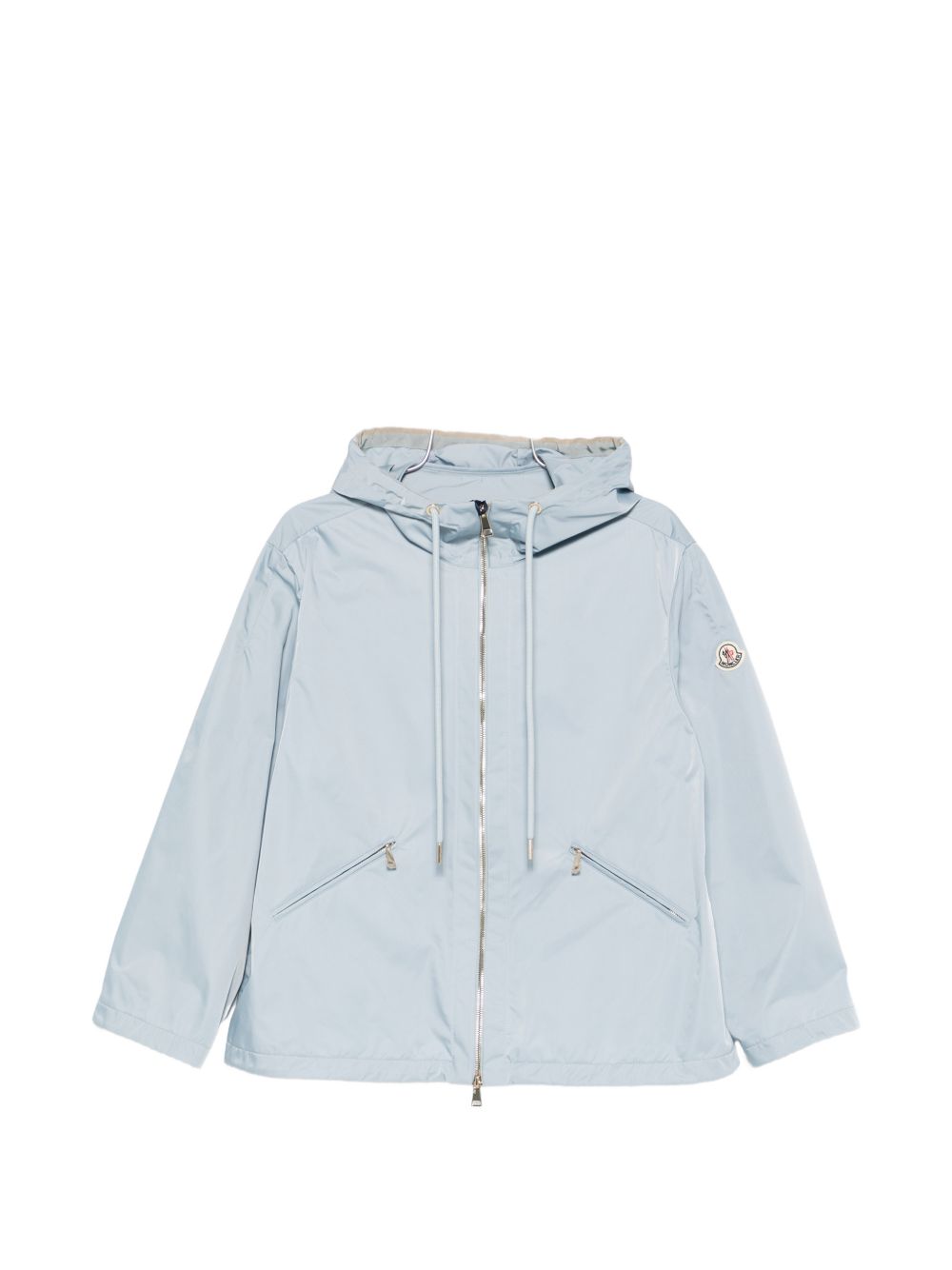 MONCLER Giacca Cassiopea azzurra con cappuccio 