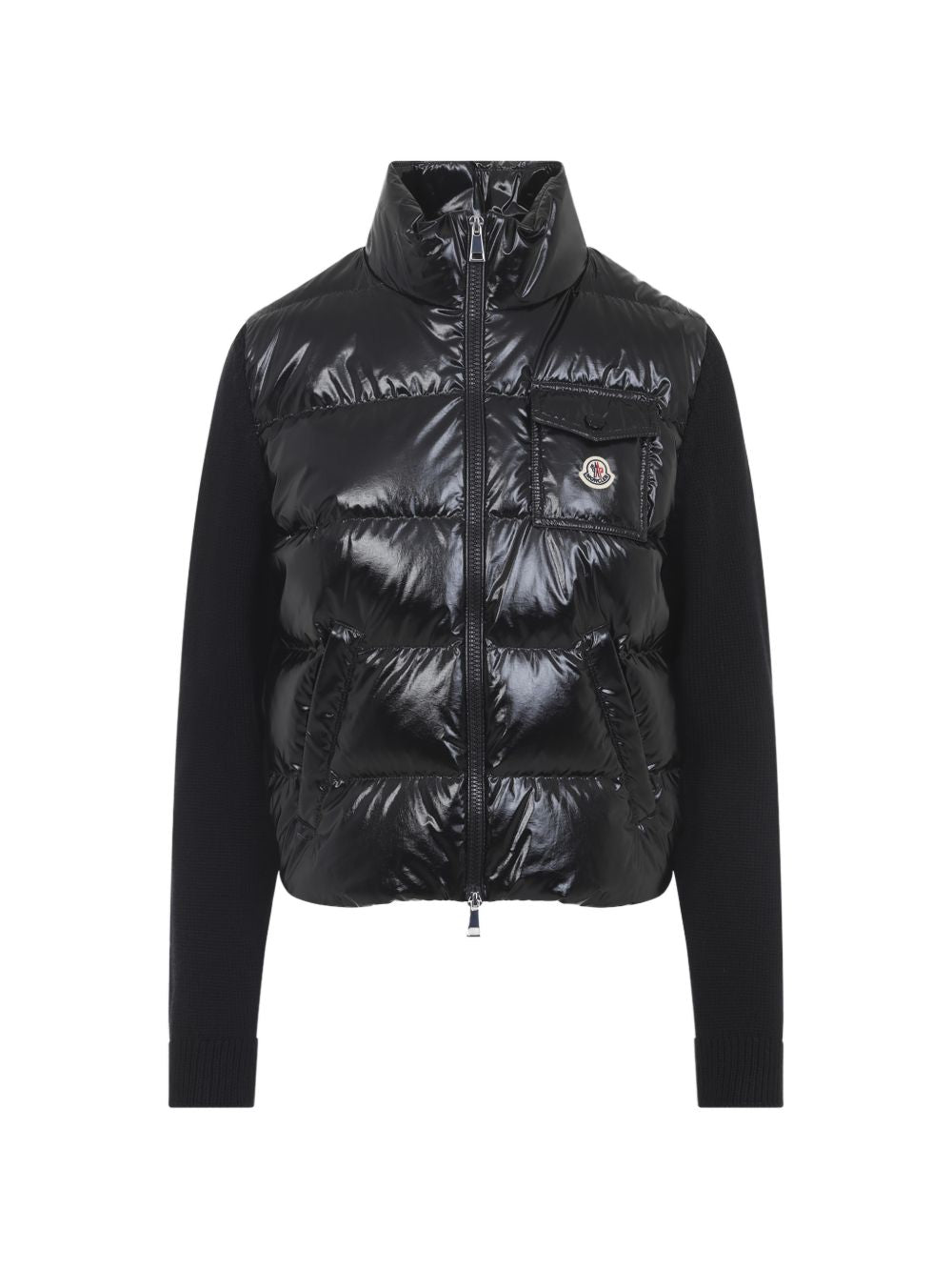MONCLER Piumino combinato in maglia 
