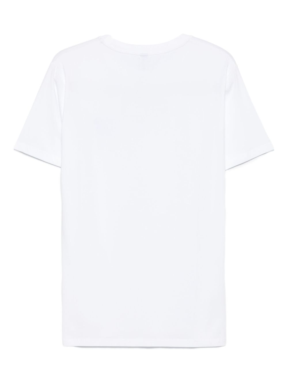 MOSCHINO UNDERWEAR T-shirt in cotone nero con patch orso 