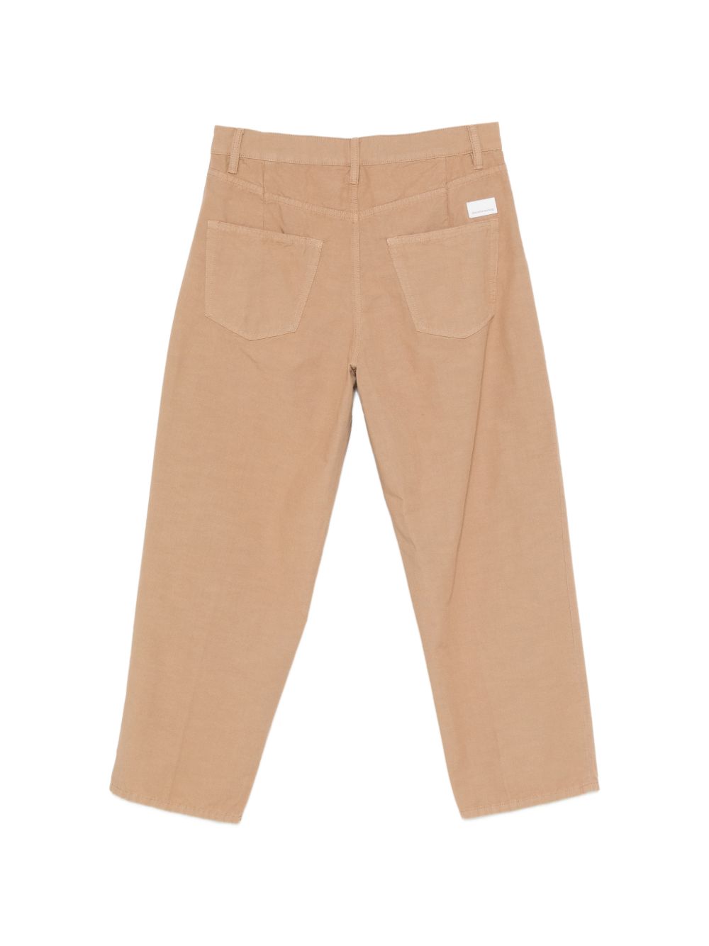 NINE IN THE MORNING Pantaloni Albert cammello in cotone 