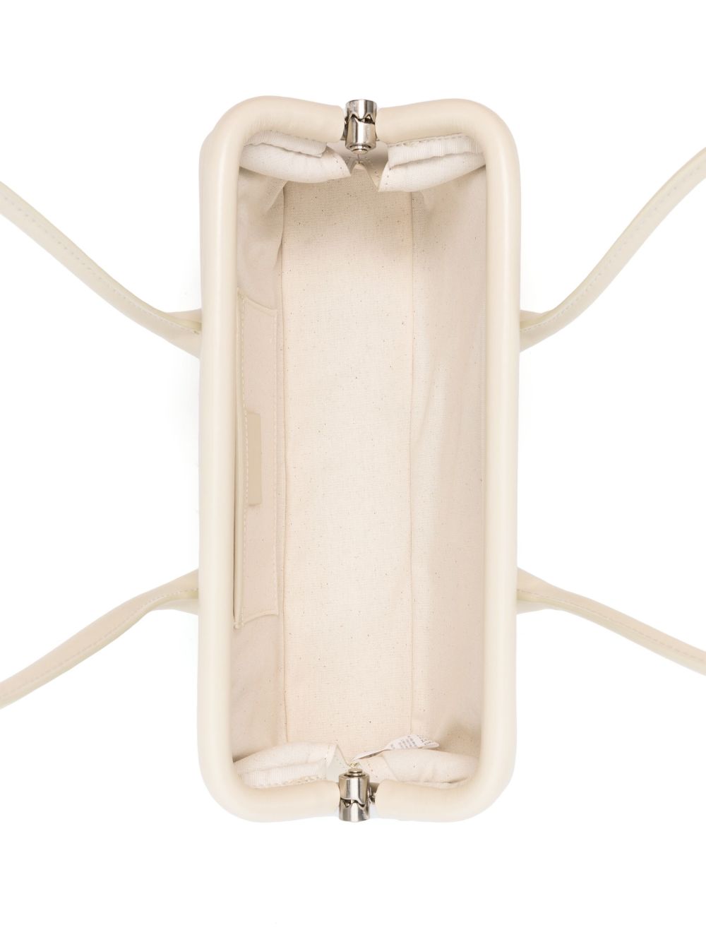 OSOI Borsa a spalla Boat Wide Mini in pelle crema 