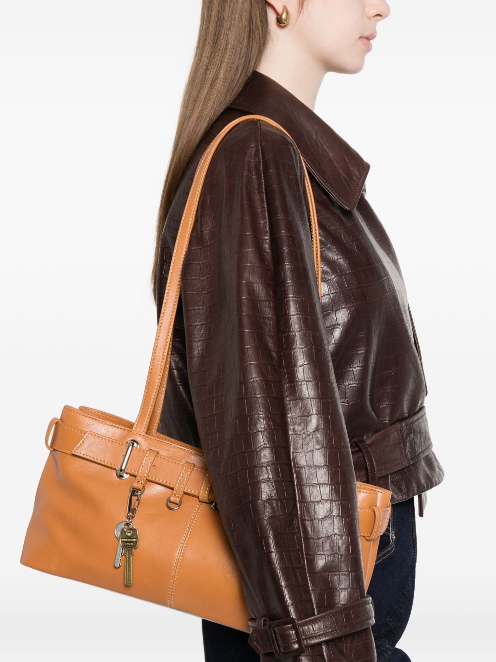 OSOI Borsa a spalla Maple in pelle 