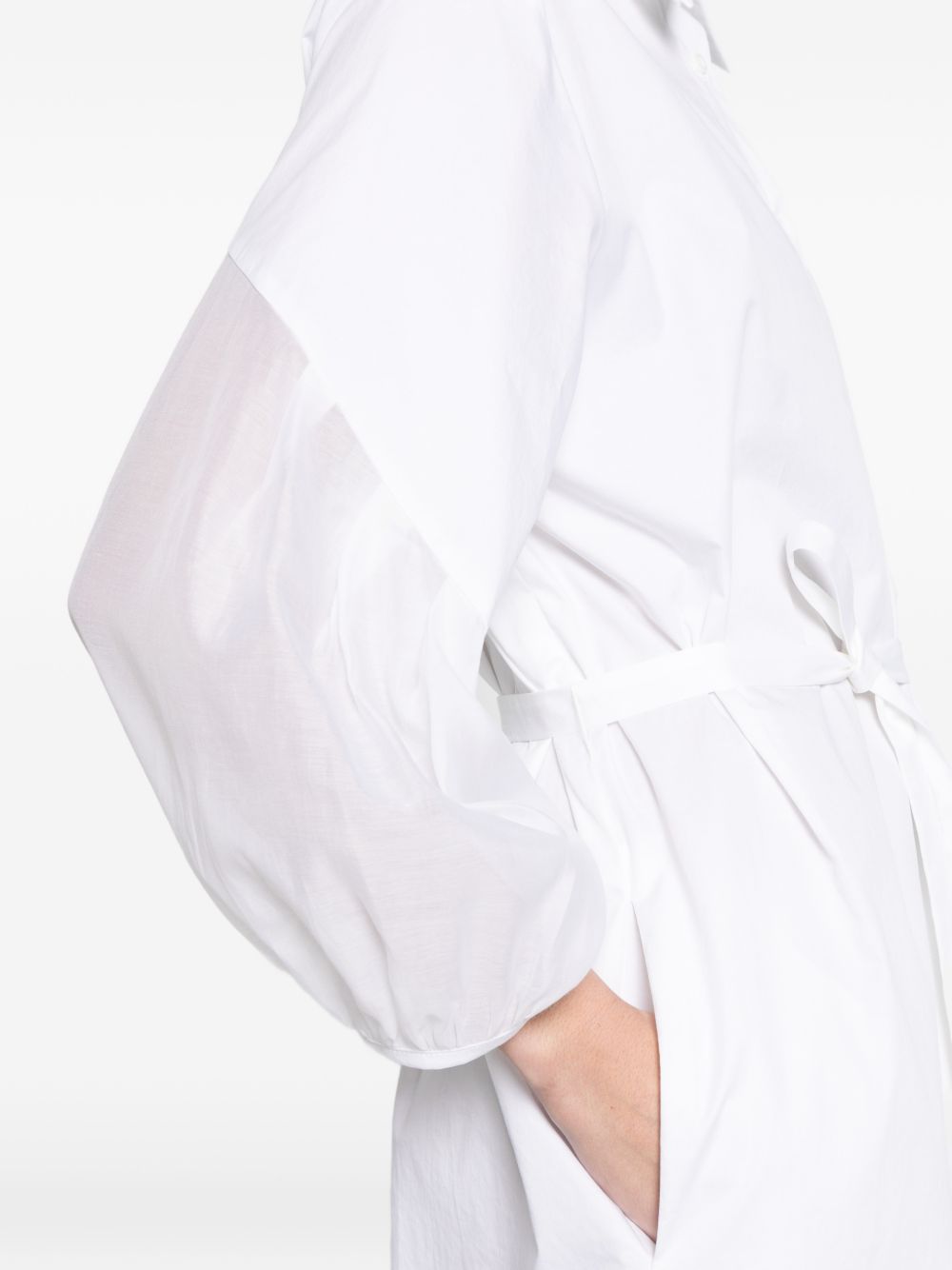 PESERICO Abito bianco con cintura 