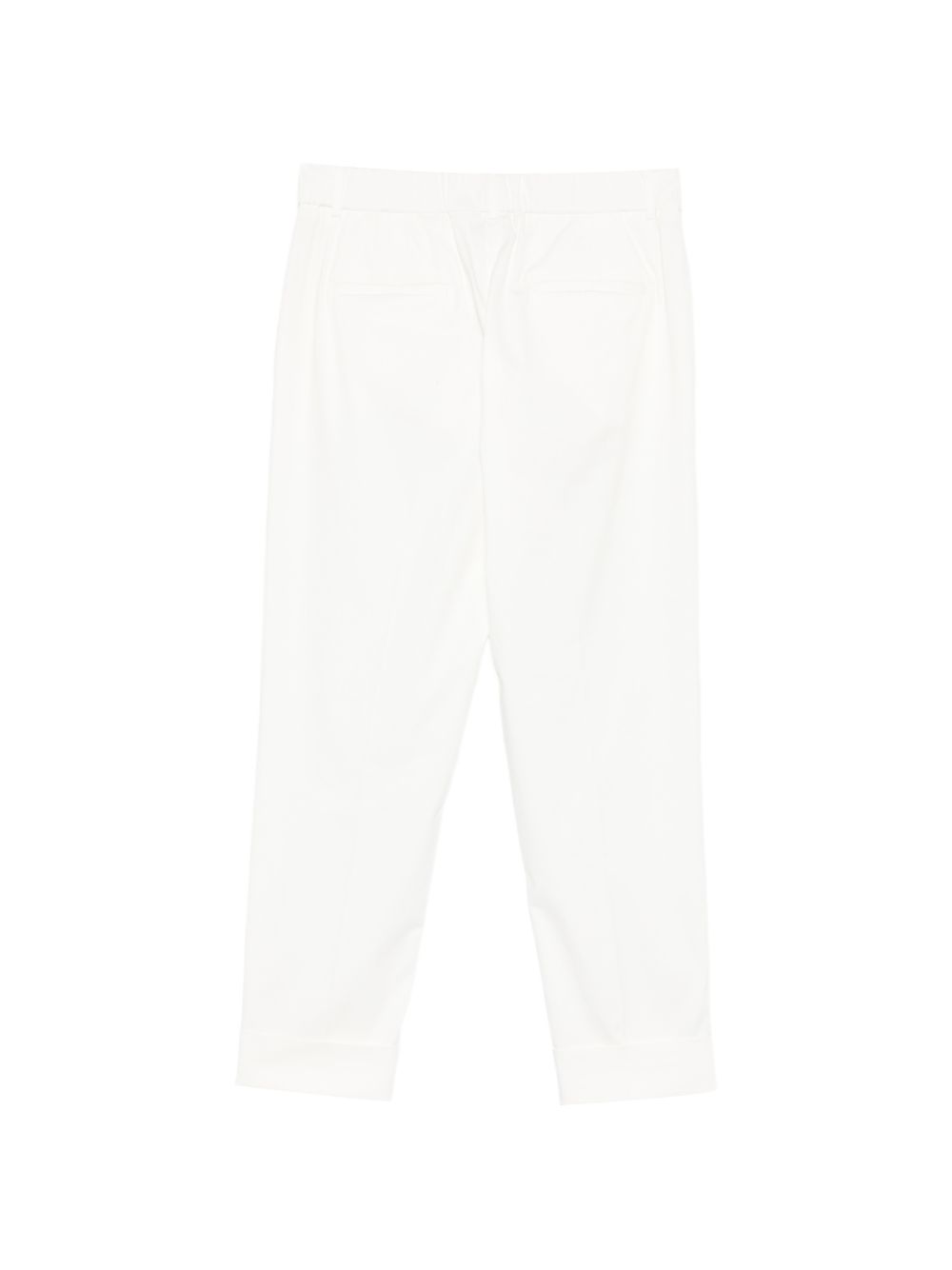 PESERICO Pantaloni bianchi con pinces 